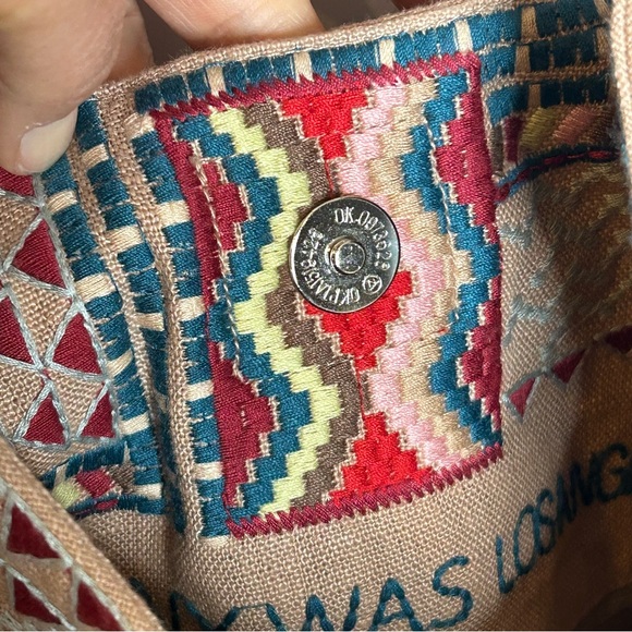 NWOT Johnny Was Hobo Embroidered Gensia Bag Purse - Picture 6 of 11